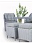 Menekşe 3+1+1+2puf+Masa Rattan Bahçe Balkon Mobilyası, 7 Kişilik Bahçe Takımı 2