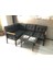 Miami Melisa 2+2 Köşe Yön Değiştirilebilir Koltuk Takımı Balkon-Bahçe-Kafe Mermerdesen 70 x 50 cm Sehpa 1