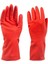 Lateks Bulaşık Temizlik Eldiveni - Kırmızı - Xl - No : 10 - 5 Çift - Paket 4