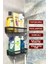 Banyo Düzenleyici, Plastik Raf, Şampuanlık, Yapışkanlı Banyo Rafı, Ikili Plastik Banyo Rafı 3