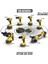 RTS5050 Şarjlı Avuç Taşlama Makinası Kömürsüz 125mm 8.500 Rpm 2x4 Ah 20V Çift Akü S-Lion - Akü Dahil 5