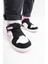 Unisex Çocuk Siyah-Pembe Hakiki Deri Anatomik Sneakers Bot 5