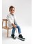 Unisex Çocuk Siyah-Yeşil Hakiki Deri Anatomik Sneakers Bot 2