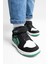 Unisex Çocuk Siyah-Yeşil Hakiki Deri Anatomik Sneakers Bot 4