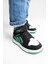 Unisex Çocuk Siyah-Yeşil Hakiki Deri Anatomik Sneakers Bot 5