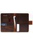 M2 13-14 Inç Macbook Pro-Air Hakiki Deri Organizer Evrak Çantası Tablet Kılıfı Kahverengi 5