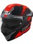 R2R Kask LED Matt Siyah Kırmızı 1
