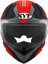 R2R Kask LED Matt Siyah Kırmızı 3