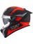 R2R Kask LED Matt Siyah Kırmızı 5