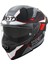 R2R Kask LED Matt Siyah Gri 1