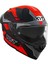 R2R Kask LED Matt Siyah Kırmızı 2