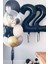 Siyah 22 Rakam Folyo Balon 3