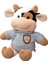Sevimli Inek Bebek Buzağı Peluş Oyuncak Zodyak Inek Bebek Bez Bebek Kız Doğum Günü Hediyesi (Yurt Dışından) 1