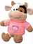 Sevimli Inek Bebek Buzağı Peluş Oyuncak Zodyak Inek Bebek Bez Bebek Kız Doğum Günü Hediyesi (Yurt Dışından) 1