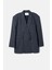 Kendinden Çiçek Desenli Blazer Ceket 2