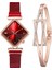 Bileklik Saat, Renk: Kırmızı + Bileklik Kırmızı + Bileklik (Yurt Dışından) 1