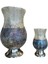 Mozaik Silver-Dark Blue Seramik Vazo Seti 3