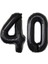 Siyah 40 Rakam Folyo Balon 1
