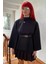 Siyah Kemerli Kaşe Panço 2