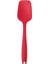 By Birgül Kırmızı Büyük Boy Silikon Yanmaz Yapışmaz Düz Spatula+ Kaşık 2’Li Set 1