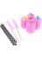 Adet Saç Maşaları Isısız Bukleler Büyük Saç Rulo Klipleri Self Grip Set Saç Şekillendirici Kuaförlük Aleti (Yurt Dışından) 2