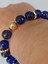 Lapis Lazuli Doğal Taş Bileklik 10 mm Kadın 2