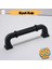 Alfa Metal Siyah Kulp 96 mm 9.6 cm Mobilya Çekmece Kulplar Mutfak Dolabı Dolap Kapak Kulpu 1
