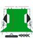 Chromakey Green Screen Greenbox Yeşil Fon Perde Çekim Seti (2X3M) 2