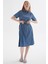 Denim Elbise Mavi 1