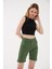 Kolsuz Crop Bluz Siyah 2