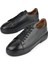 , Erkek Hakiki Deri Sneaker 151423Z511 Siyah 5