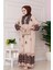 Leopar Desenli Robalı Viscon Elbise-Vizon 3