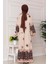 Leopar Desenli Robalı Viscon Elbise-Vizon 5