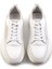 Beyaz Deri Erkek Sneaker E01034222403 4