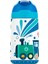 Çelik Pipetli Çocuk Termos Matara 350ML Mavi 1