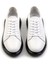 Beyaz Hakiki Deri Erkek Sneaker E01081010303 4