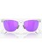 OO9284-12-55 Frogskins Range Kadın Şeffaf Çerçeve Mor Cam Güneş Gözlüğü 3