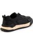 Siyah Deri Erkek Sneaker E01185510603 4