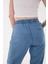 Beli Bağlamalı Lastikli Tencel Denim Pantolon Mavi 5