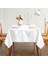 Düğün , Otel , Restoran , Parti Masası Için Parlak Saten Beyaz Masa Örtüsü 1