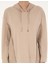Kadın Bej Oversize Kapüşonlu Modal Kumaş Sweatshirt 50283295-VR011 6