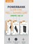 12500 Mah Hızlı Şarj Destekli Çift USB ve Typec Mikro Girişli Taşınabilir LED Göstergeli powerbank LP-503 2