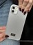 iPhone 11 Uyumlu Elmas Pırlanta Taşlı Gümüş Kılıf 1