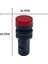 24V Göz Lambası Ledli Unıversal Kırmızı (Çap 16 Mm) 2