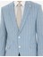 Erkek Açık Mavi Ekstra Slim Fit Çizgili Yün Takım Elbise 50285416-VR003 6