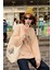 Baskı Detaylı Oversıze Sweatshırt Camel 1