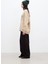 Baskı Detaylı Oversıze Sweatshırt Camel 4