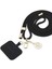 Lisanslı Metal Logolu Cep Telefonu Askı Ipi Siyah 2