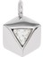 Swarovski® Kristalli Kesimli Yüzeyli Prizmatik Manyetik Kolye Ucu 1