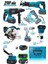 Profesyonel 7li Set (Daire Testere 185 mm + Tilki Kuyruğu + 6 mm Freze + Işık) 1